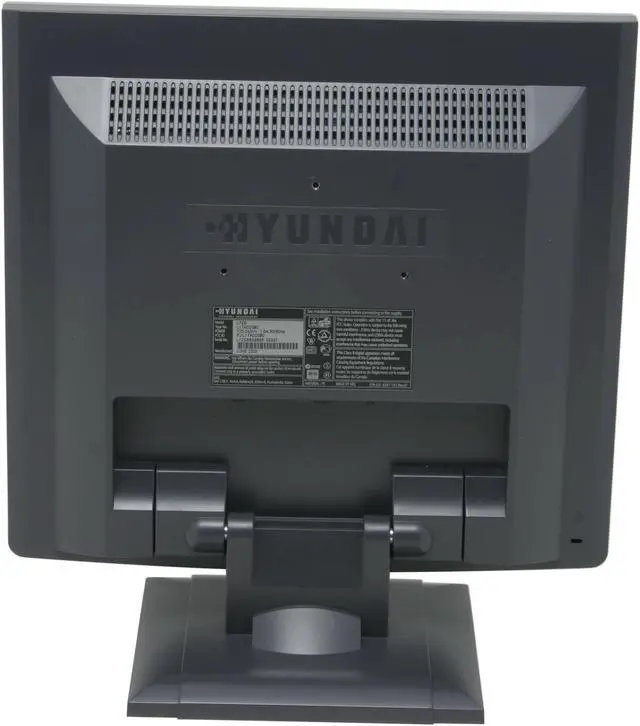 Alt view image 6 of 9 - HYUNDAI 17" A-Si TFT Active Matrix SXGA LCD Monitor 8 ms D-Sub L72S
