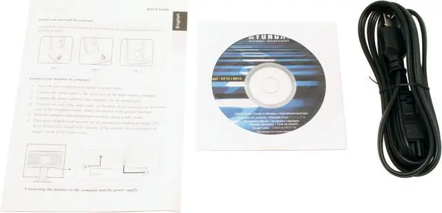 Alt view image 8 of 9 - HYUNDAI 17" A-Si TFT Active Matrix SXGA LCD Monitor 5 ms D-Sub N71S