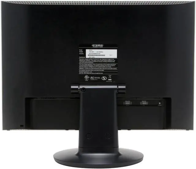 Alt view image 7 of 10 - HYUNDAI 19" A-Si TFT Active Matrix WXGA+ LCD Monitor 5 ms D-Sub, DVI N91W