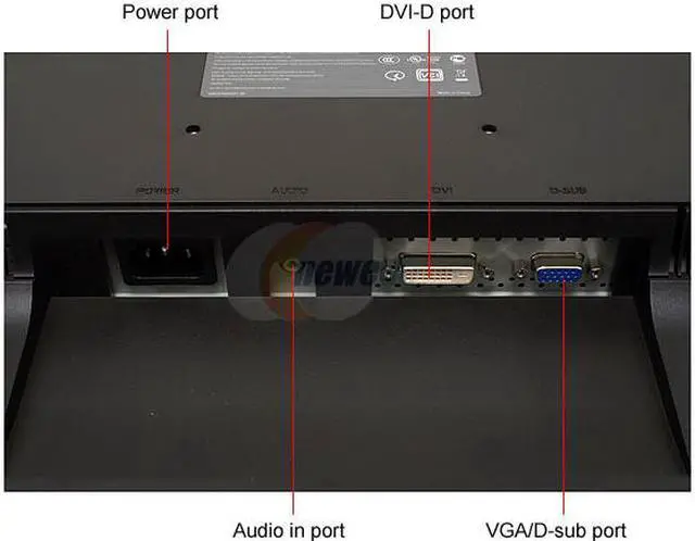 Alt view image 7 of 11 - HYUNDAI 19" SXGA LCD Monitor 8 ms D-Sub, DVI X91D