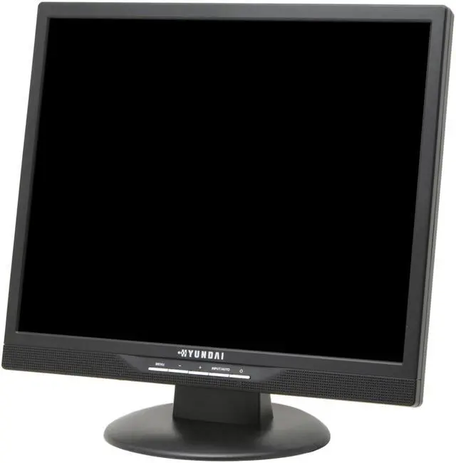 Alt view image 2 of 10 - HYUNDAI 19" A-si TFT Active Matrix/TN SXGA LCD Monitor 5 ms D-Sub, DVI T91D