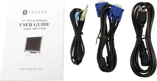Alt view image 8 of 9 - ADVUEU 17" Active Matrix, TFT LCD SXGA LCD Monitor 8 ms D-Sub ADV1711B