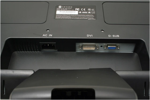 Alt view image 6 of 10 - ADVUEU 19" Active Matrix, TFT LCD WXGA+ LCD Monitor 5 ms D-Sub, DVI ADV190WDT