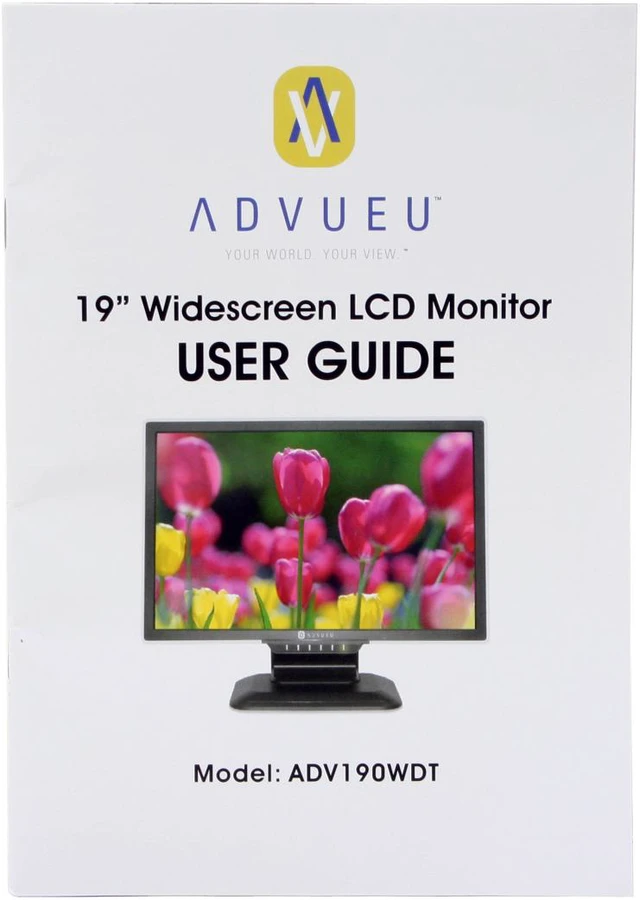 Alt view image 8 of 10 - ADVUEU 19" Active Matrix, TFT LCD WXGA+ LCD Monitor 5 ms D-Sub, DVI ADV190WDT