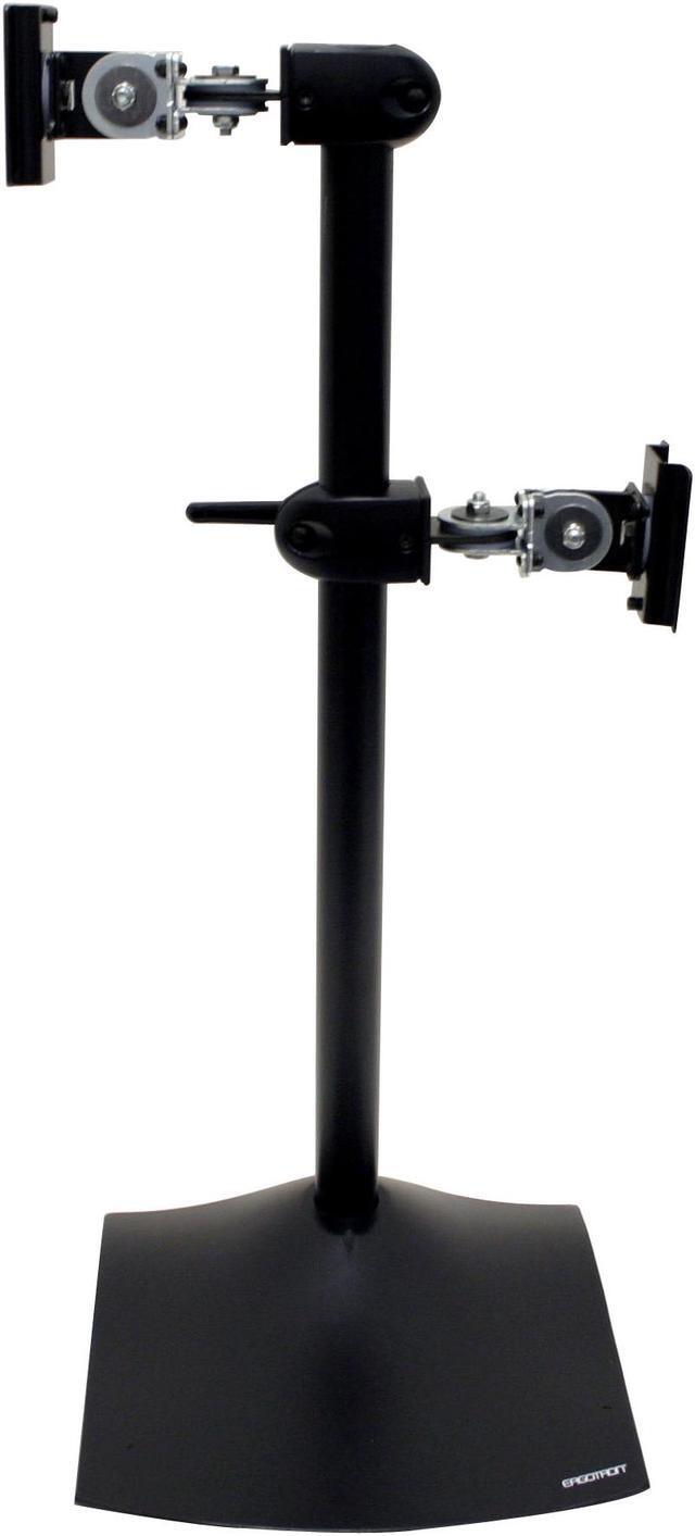 Alt view image 2 of 5 - Ergotron 33-091-200 DS100 Dual-Monitor Desk Stand, Vertical (black)