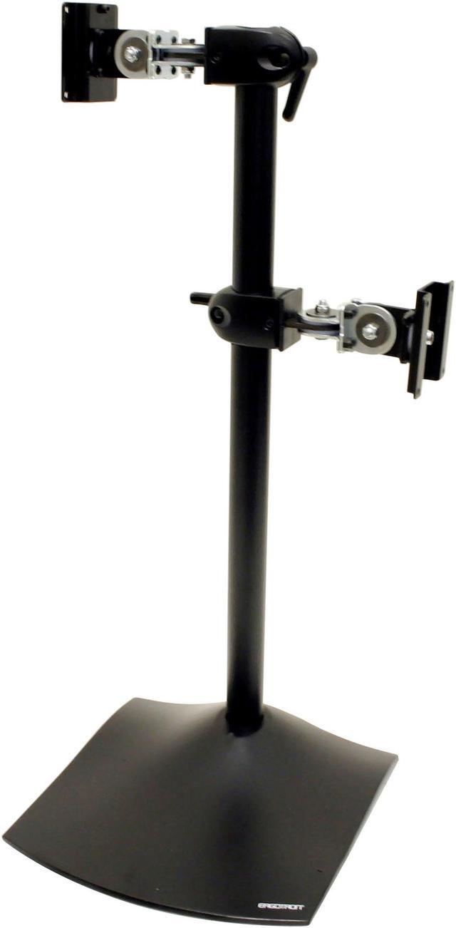 Alt view image 4 of 5 - Ergotron 33-091-200 DS100 Dual-Monitor Desk Stand, Vertical (black)