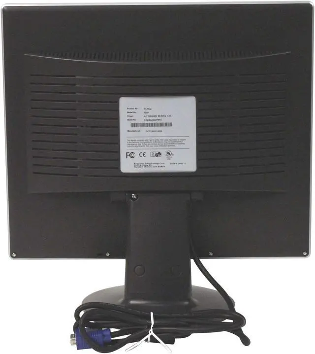 Alt view image 7 of 10 - PROVIEW 17" Active Matrix, TFT LCD SXGA LCD Monitor 16 ms PL713s
