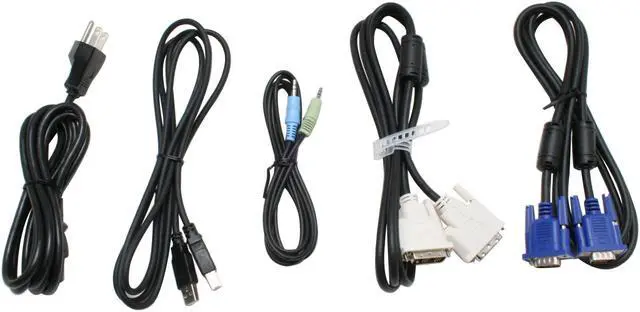 Alt view image 13 of 15 - DoubleSight 24" WUXGA LCD Monitor with 4-port USB Hub and Height / Pivot Adjustments 5ms (GTG) D-Sub, DVI DS-245W