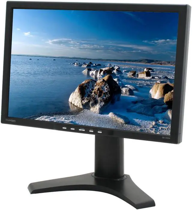 Main image of DoubleSight 24" WUXGA LCD Monitor with 4-port USB Hub and Height / Pivot Adjustments 5ms (GTG) D-Sub, DVI DS-245W