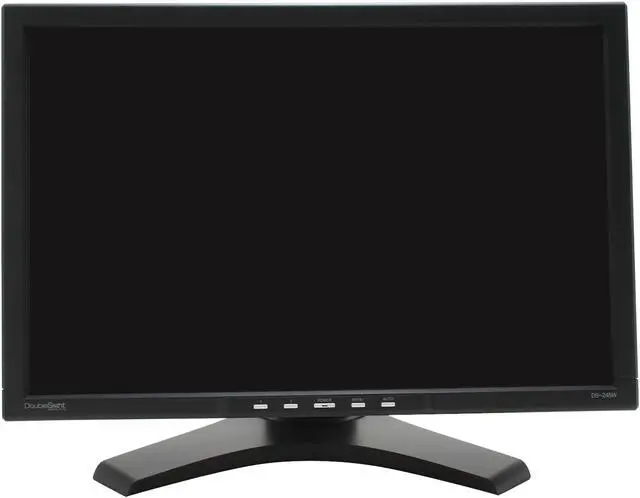 Alt view image 10 of 15 - DoubleSight 24" WUXGA LCD Monitor with 4-port USB Hub and Height / Pivot Adjustments 5ms (GTG) D-Sub, DVI DS-245W
