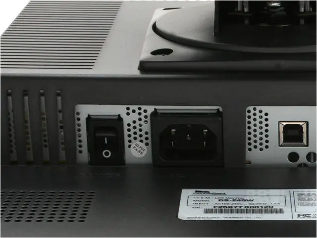 Alt view image 8 of 15 - DoubleSight 24" WUXGA LCD Monitor with 4-port USB Hub and Height / Pivot Adjustments 5ms (GTG) D-Sub, DVI DS-245W