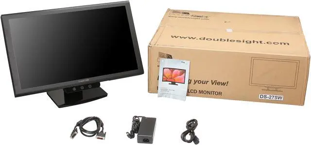 Alt view image 9 of 9 - DoubleSight DS-275W Black 27" 6ms (GTG) WQHD H-IPS Panel Widescreen LCD Monitor