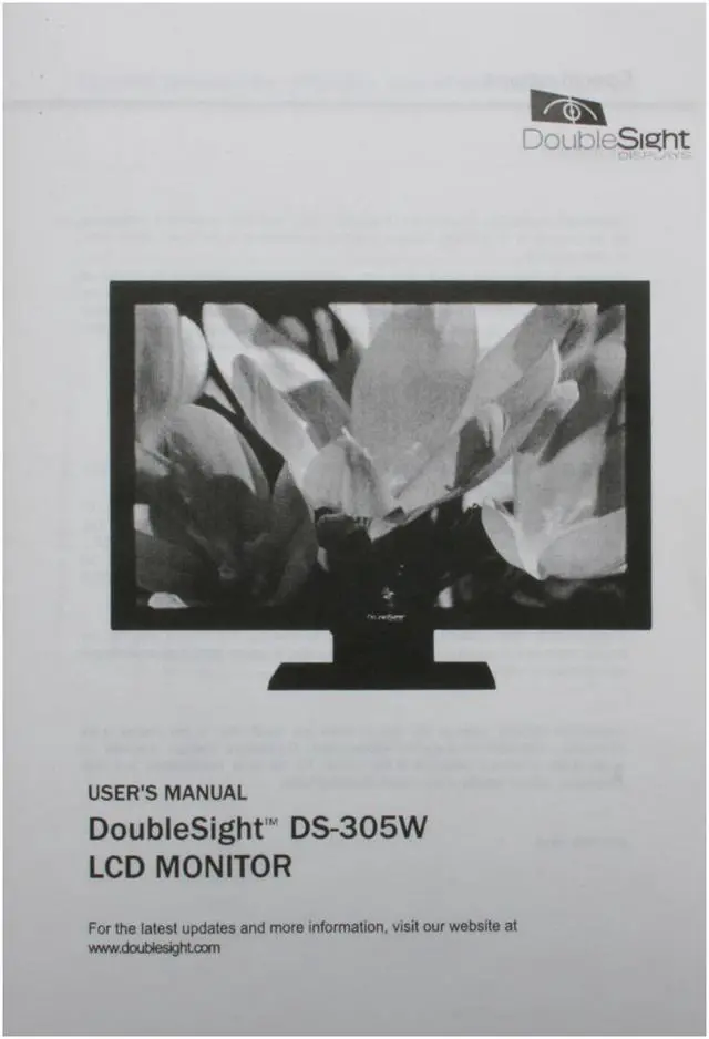 Alt view image 10 of 11 - DoubleSight 30" Active Matrix, TFT LCD LCD Monitor 8ms (GTG) DVI-D DS-305W