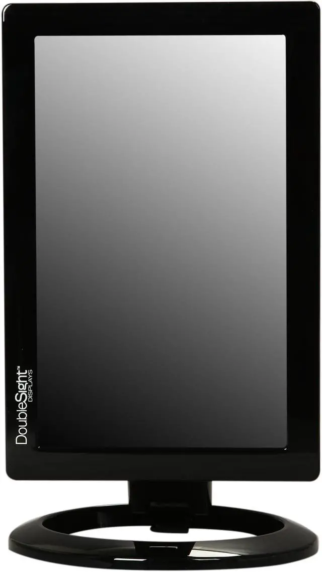 Alt view image 7 of 8 - DoubleSight DS-70U Black 7" WVGA 800 x 480 30ms Height, Pivot & Tilt Adjustable Smart USB LCD Monitor