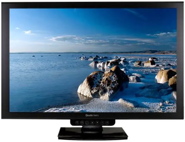 Alt view image 2 of 2 - DoubleSight DS-307W Black 30" 7ms Pivot & Swivel Adjustable Widescreen LCD Monitor with IPS Panel Techology 370 cd/m2 1000:1