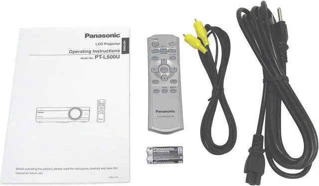 Alt view image 9 of 9 - Panasonic PT-L500U 1280 x 720 850 ANSI lumens LCD Projector 1300:1