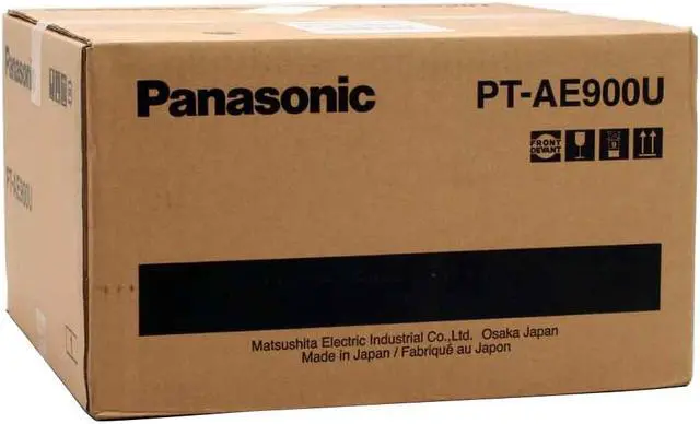 Alt view image 10 of 10 - Panasonic PT-AE900U 1280 x 720 LCD Widescreen High Definition Home Cinema Projector with Smooth Screen Technology 1100 lumens 5500:1