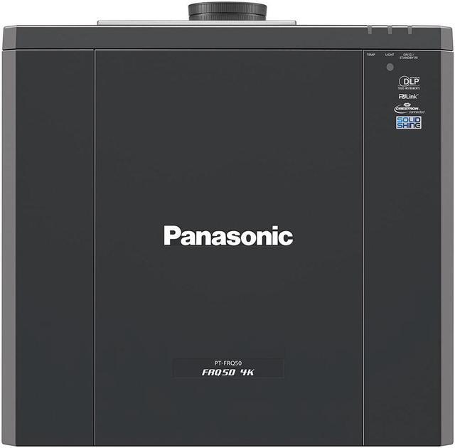 Alt view image 5 of 5 - Panasonic PT-FRQ50 5200-Lumen 4K UHD Laser DLP Projector (Black) - 3840 x 2160 - Front - 1080p4K UHD - 20,000:1 - 5200 lm - Conference Room