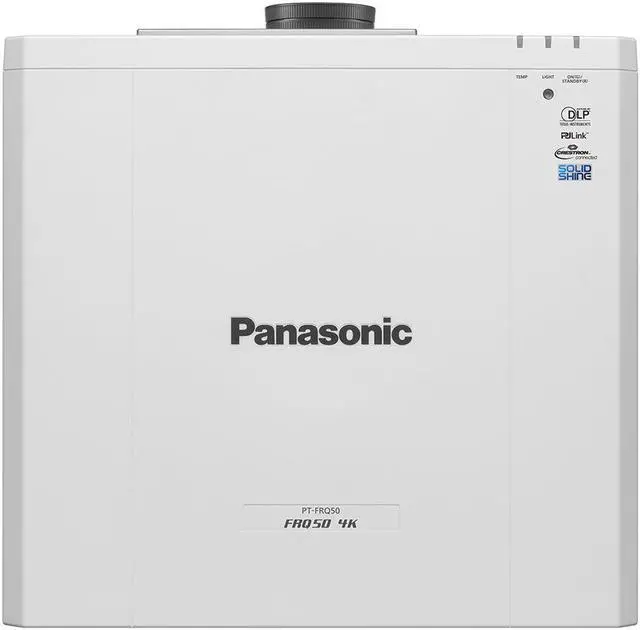 Alt view image 5 of 5 - Panasonic PT-FRQ50 5200-Lumen 4K UHD Laser DLP Projector (White) - 3840 x 2160 - Front - 1080p4K UHD - 20,000:1 - 5200 lm - Conference Room