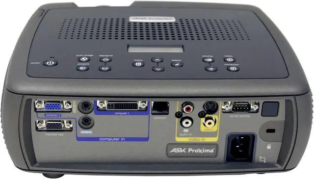 Alt view image 4 of 7 - ASK Proxima C180 1024 x 768 2200 max ANSI lumens LCD Projector 400:1