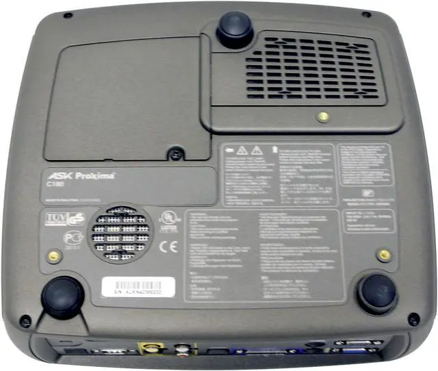 Alt view image 6 of 7 - ASK Proxima C180 1024 x 768 2200 max ANSI lumens LCD Projector 400:1