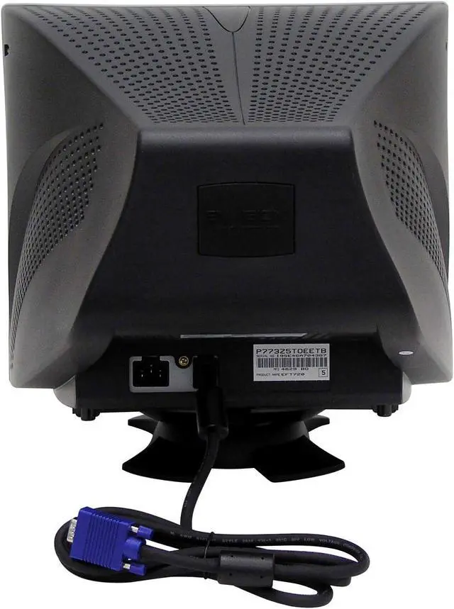 Alt view image 4 of 6 - ENVISION EFT-720 Silver-Black 17" Pure Flat CRT Monitor 0.21mm(H), 0.25mm(D) Dot Pitch D-Sub