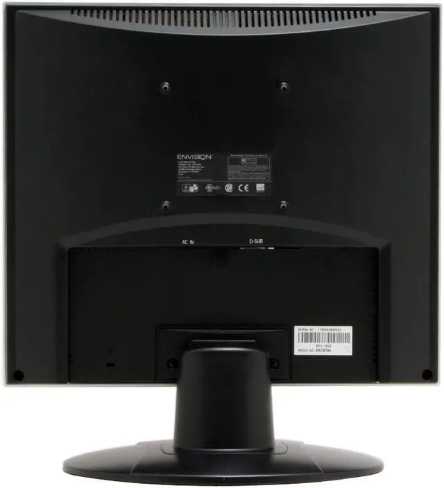 Alt view image 6 of 10 - ENVISION 17" Active Matrix, TFT LCD SXGA LCD Monitor 12 ms EN-7410E