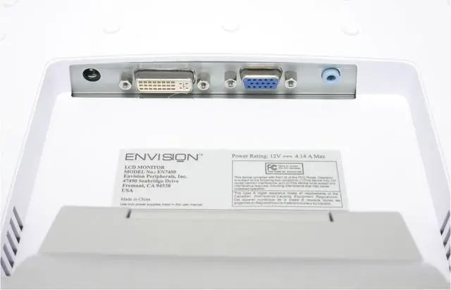Alt view image 8 of 11 - ENVISION 17" Active Matrix, TFT LCD SXGA LCD Monitor 8 ms 15-pin D-Sub 24-pin DVI-D USB Hub (total 4, upstream x 1, downstream x 3) EN7450