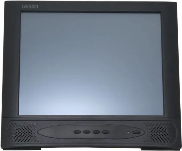 Alt view image 2 of 12 - GVISION L15AX-JA-452G Black 15" 5-wire Resistive Touchscreen LCD Monitor Built-in Speakers