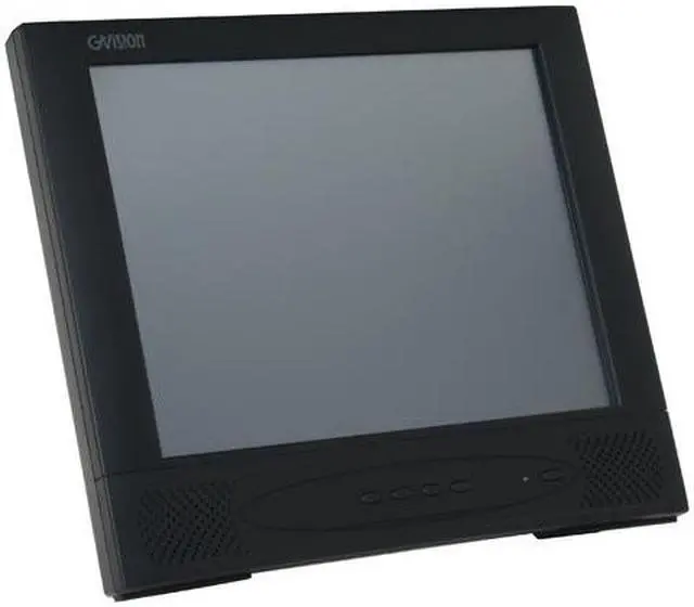 Alt view image 3 of 12 - GVISION L15AX-JA-452G Black 15" 5-wire Resistive Touchscreen LCD Monitor Built-in Speakers