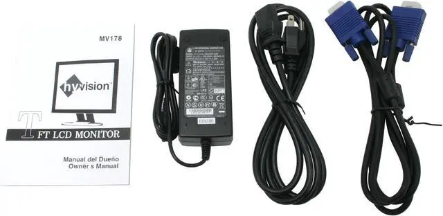 Alt view image 7 of 8 - Hyvision 17" Active Matrix, TFT LCD SXGA LCD Monitor 8 ms MV178