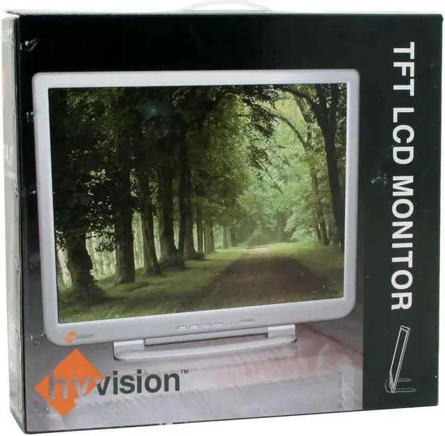 Alt view image 8 of 8 - Hyvision 14" Active Matrix, TFT LCD XGA LCD Monitor 30 ms MV141