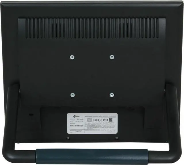 Alt view image 5 of 8 - Megavision MV155U Black 15" 5-wire resistive USB Touchscreen Monitor 250 cd/m2 500:1 Built in Speakers