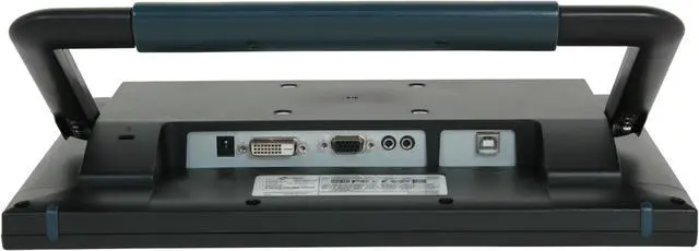 Alt view image 7 of 8 - Megavision MV155U Black 15" 5-wire resistive USB Touchscreen Monitor 250 cd/m2 500:1 Built in Speakers
