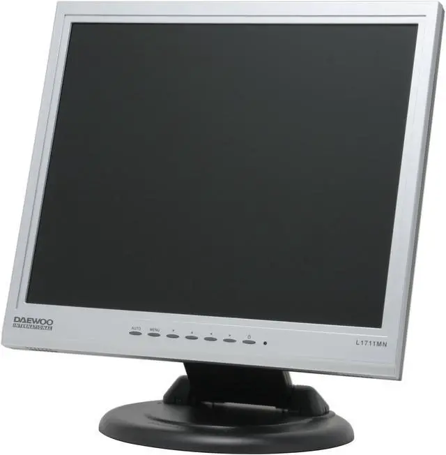 Alt view image 3 of 9 - DAEWOO 17" Active Matrix, TFT LCD SXGA LCD Monitor 8 ms D-Sub, DVI-D L1711MN w/DVI