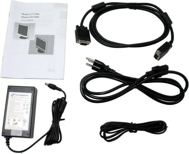 Alt view image 8 of 9 - DAEWOO 17" Active Matrix, TFT LCD SXGA LCD Monitor 8 ms D-Sub, DVI-D L1711MN w/DVI