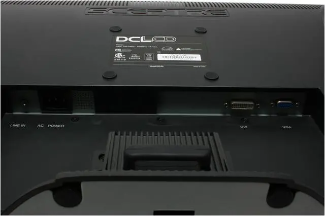 Alt view image 7 of 10 - DCLCD 24" WUXGA LCD Monitor 2 ms D-Sub, DVI DCL24A