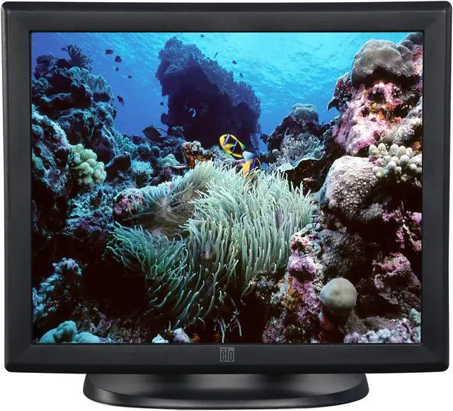 Alt view image 3 of 9 - Elo E607608 1915L 19" Touchscreen Monitor, OSD, 5-Wire Resistive (AccuTouch) Single-Touch - Dark Gray (Americas, EMEA)