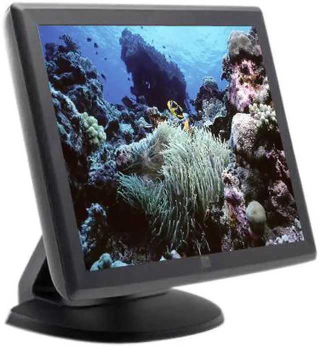 Alt view image 3 of 5 - ELO TOUCHSYSTEMS 1515L E176383 Dark Gray 15" 14ms USB Acoustic Pulse TouchScreen Monitor 225 cd/m2 500:1