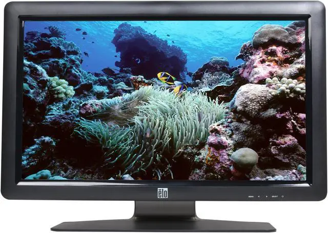 Alt view image 2 of 8 - Elo E107766 2201L 22" Wide-aspect LCD Touchscreen Monitor, OSD, Built-in Speakers, SAW (IntelliTouch Surface Acoustic Wave) Dual Touch - Black (Worldwide)