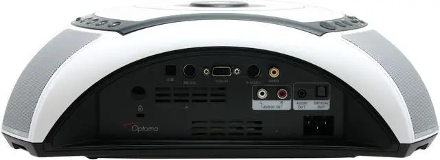 Alt view image 6 of 15 - Optoma DV10 854 x 480 DLP MovieTime Digital DVD Projector 1000 cd/m2 4000:1