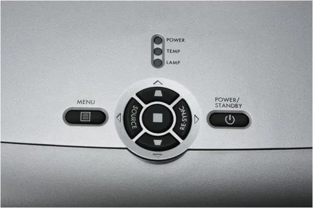 Alt view image 8 of 13 - Optoma EP719 1024 x 768 2000 lumens DLP Projector 2500:1