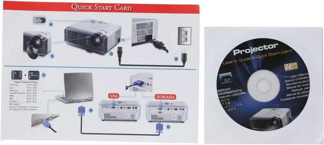 Alt view image 11 of 13 - Optoma EP719 1024 x 768 2000 lumens DLP Projector 2500:1