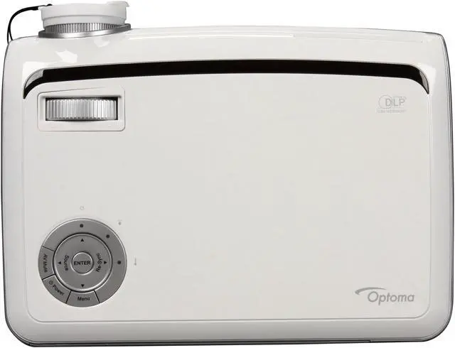 Alt view image 6 of 7 - Optoma HD65 1280 x 720 DLP Home Theater Projector 1600 Lumens 4000:1