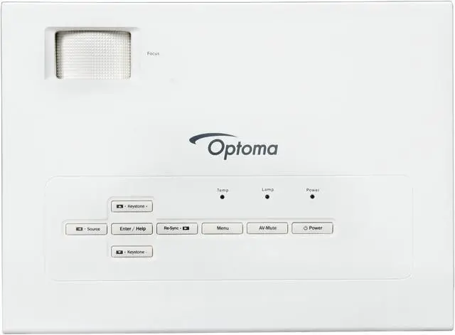 Alt view image 5 of 7 - Optoma ES522 800 x 600 2800 ANSI Lumens DLP Portable Projector 3000:1