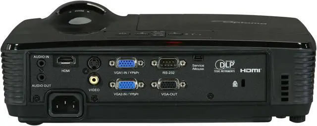 Alt view image 5 of 8 - Optoma TS551 800 x 600 2800 Lumens DLP Projector 3500:1