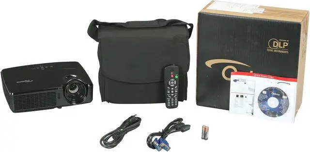 Alt view image 8 of 8 - Optoma TS551 800 x 600 2800 Lumens DLP Projector 3500:1