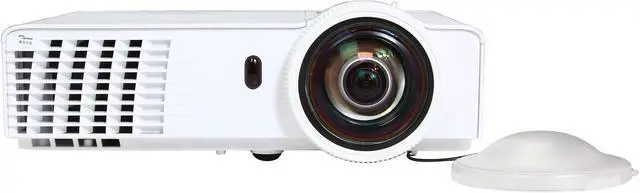 Alt view image 2 of 8 - Optoma GT760 WXGA 1280x720 HDMI & USB Input Short Throw 3400 Lumens 3D DLP Gaming Projector