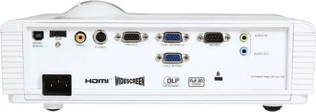 Alt view image 5 of 8 - Optoma GT760 WXGA 1280x720 HDMI & USB Input Short Throw 3400 Lumens 3D DLP Gaming Projector