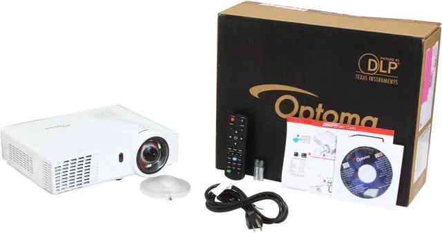 Alt view image 8 of 8 - Optoma GT760 WXGA 1280x720 HDMI & USB Input Short Throw 3400 Lumens 3D DLP Gaming Projector